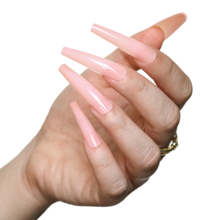 Allkem XXL Ballerina 500 Pcs | Pink Tone Soft Gel Nails