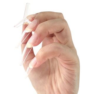 Allkem XXL Ballerina 360 Pcs | Clear Soft Gel Nails