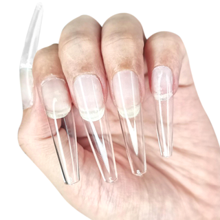 Allkem XXL Ballerina 360 Pcs | Clear Soft Gel Nails