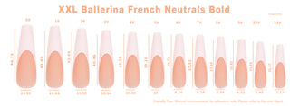 French Nude Tone XXL Ballerina 360 PCS