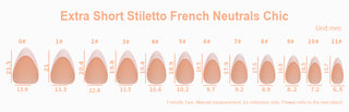 Allkem French Extra Short Stiletto 360 Pcs | Neutrals - Bold Soft Gel Nail Tips | 12 Sizes Short Full Cover Nail Kit…
