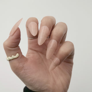 Allkem Short Almond 504 Pcs | Nude Tone Soft Gel Nails