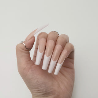Allkem French XXL Ballerina 360 Pcs | Nude Tone Soft Gel Nails