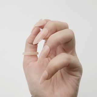 Allkem Short Almond 504 Pcs | Nude Tone Soft Gel Nails