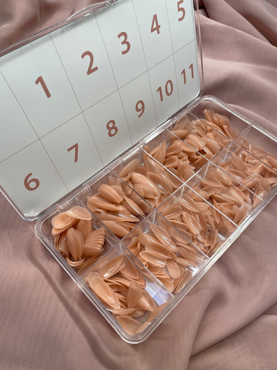 Short Almond Nude Tone 504 Pcs box