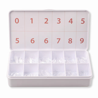 Allkem Extra Short Almond 504 Pcs | Clear Soft Gel Nails