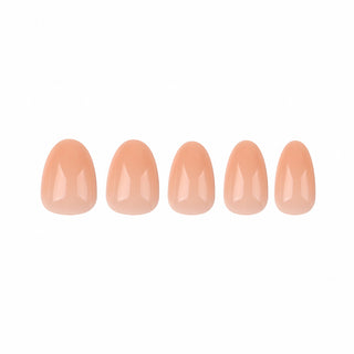 Extra Short Almond Nude Tone 504 Pcs box