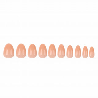 Extra Short Almond Nude Tone 504 Pcs box