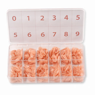 Allkem Extra Short Almond 504 Pcs | Nude Tone Soft Gel Nails