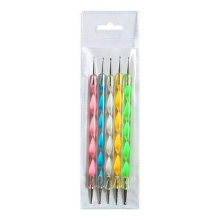 Double Ended Dotting Tool 5 Pcs Set