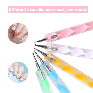 Double Ended Dotting Tool 5 Pcs Set