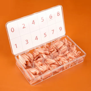 Allkem Extra Long Ballerina 520 Pcs | Nude Tone Soft Gel Nails