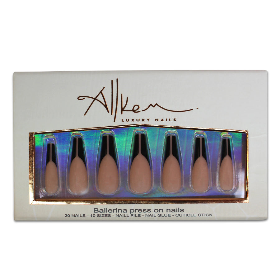 Revolve French Extra Long Ballerina Press on Nails