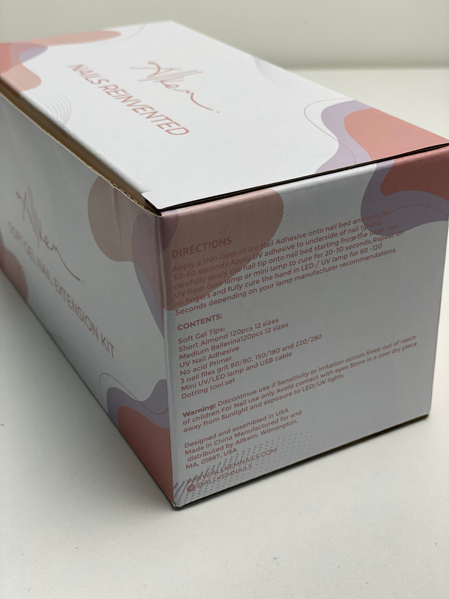 Starter Bundle Kit - Short Almond & Medium Ballerina tips