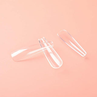 360 Pcs Soft Gel Clear Extra Long XXL Ballerina False Press on Nails full cover Set - AllKem Nails