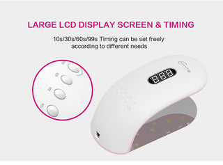 UV LED Gel Nail Lamp Light  36W Dryer with 4 timers
