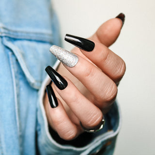 Midnight Glow Medium Press on Nails