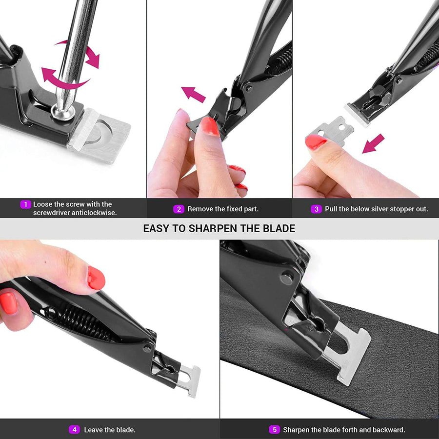 Black Adjustable Nail Tips Cutter