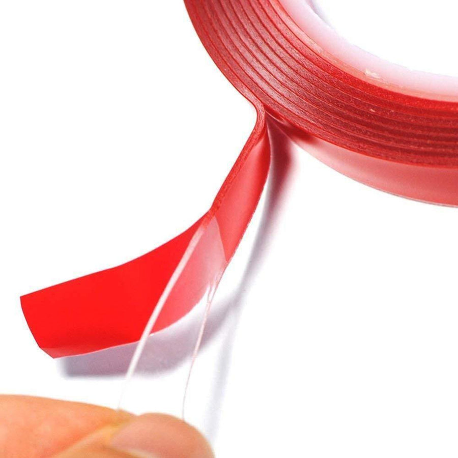 Clear Double Sided Tape 1mm x 6mm x 10M - AllKem Nails